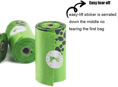 PET N PET Poop Bags Earth-Friendly 1080 Counts 60 Rolls Large Unscented Dog Waste Bags Doggie Bags