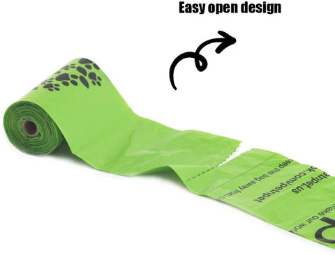 PET N PET Poop Bags Earth-Friendly 1080 Counts 60 Rolls Large Unscented Dog Waste Bags Doggie Bags