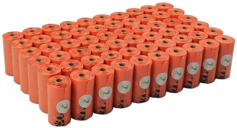 PET N PET Poop Bags Earth-Friendly 1080 Counts 60 Rolls Large Unscented Dog Waste Bags Doggie Bags