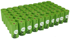 PET N PET Poop Bags Earth-Friendly 1080 Counts 60 Rolls Large Unscented Dog Waste Bags Doggie Bags