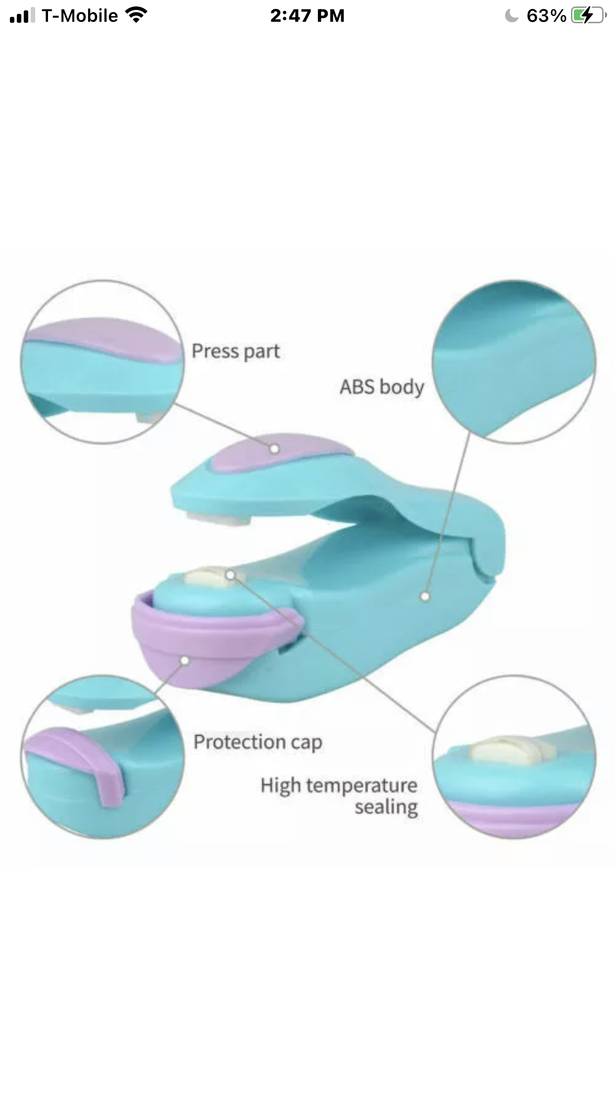 Mini hand sealing machine