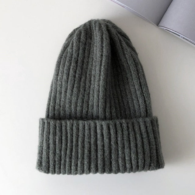 Winter Hat Women Knitted Hat Warm Soft Trendy Beanie