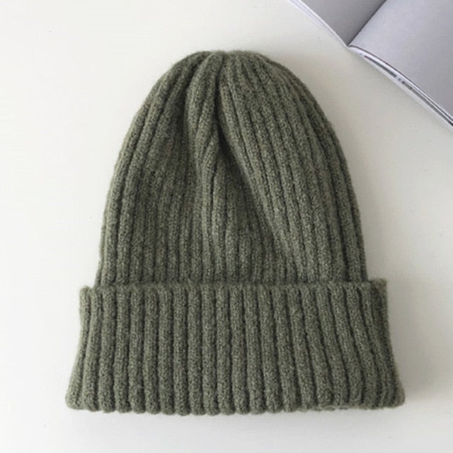 Winter Hat Women Knitted Hat Warm Soft Trendy Beanie