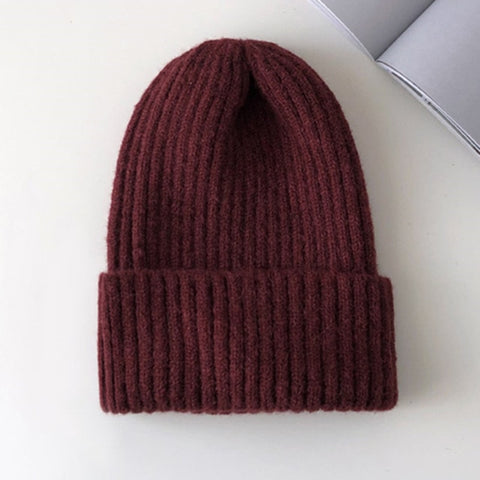 Winter Hat Women Knitted Hat Warm Soft Trendy Beanie