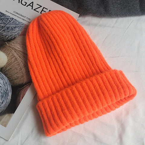 Winter Hat Women Knitted Hat Warm Soft Trendy Beanie