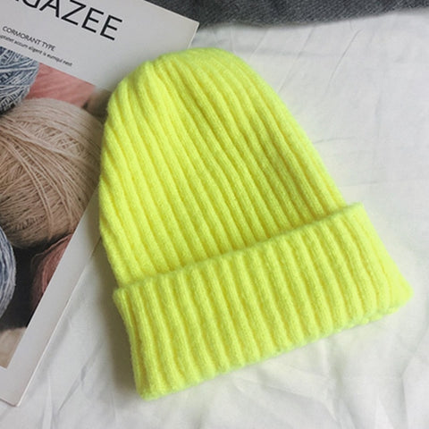 Winter Hat Women Knitted Hat Warm Soft Trendy Beanie