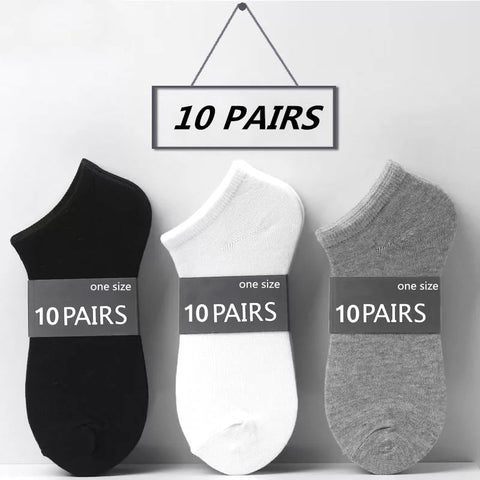 10 Pairs/lot Spring Summer Women Cotton Ankle Short Socks