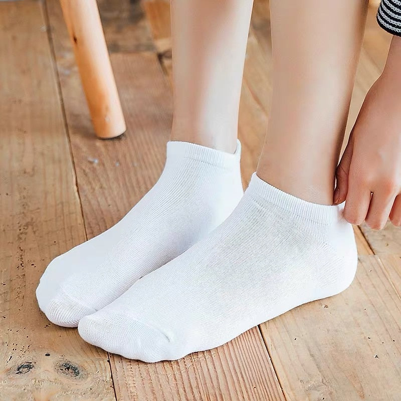 10 Pairs/lot Spring Summer Women Cotton Ankle Short Socks