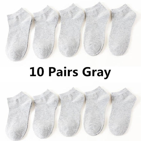 10 Pairs/lot Spring Summer Women Cotton Ankle Short Socks