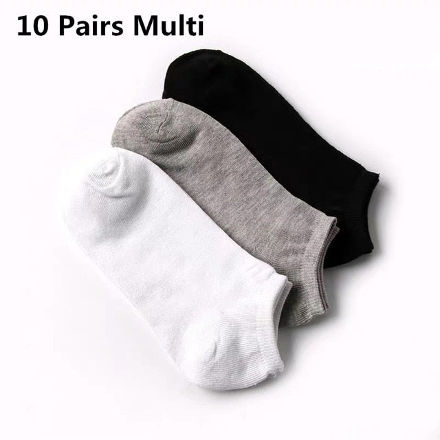 10 Pairs/lot Spring Summer Women Cotton Ankle Short Socks