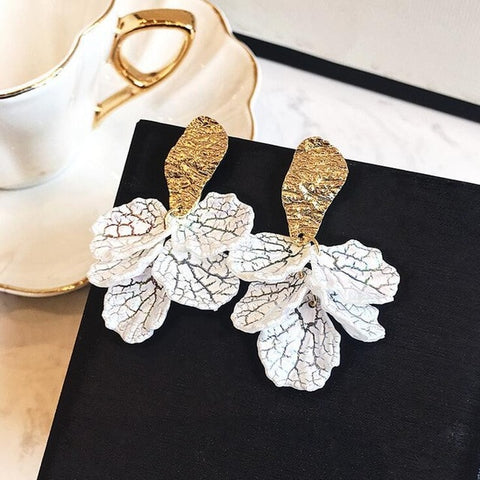 Korean Long Statement Geometric Triangle Tassel Dangle Drop Earrings For Women Earrings Fashion Jewelry