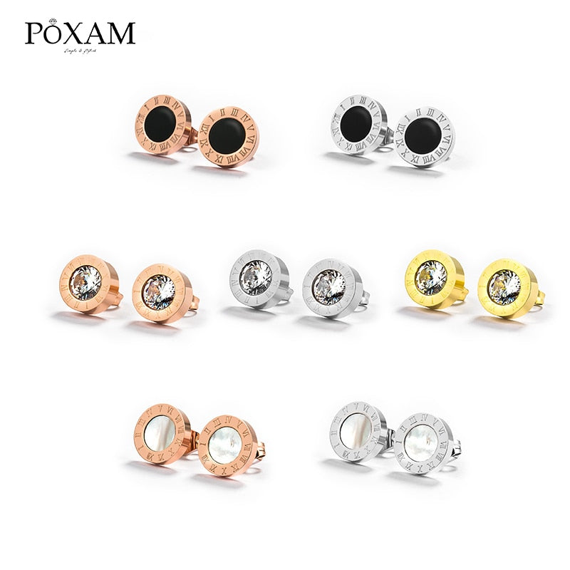Stainless Steel Stud Earrings For Women