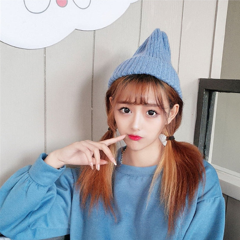 Winter Hat Women Knitted Hat Warm Soft Trendy Beanie