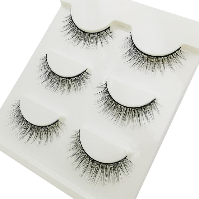 3 pairs 29 styles 3D Faux Mink Hair Soft False Eyelashes Fluffy