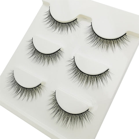 3 pairs 29 styles 3D Faux Mink Hair Soft False Eyelashes Fluffy