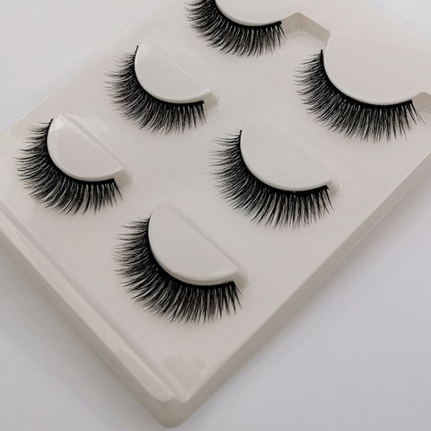 3 pairs 29 styles 3D Faux Mink Hair Soft False Eyelashes Fluffy