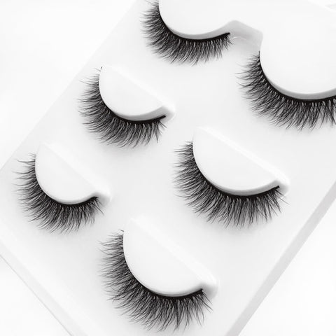 3 pairs 29 styles 3D Faux Mink Hair Soft False Eyelashes Fluffy