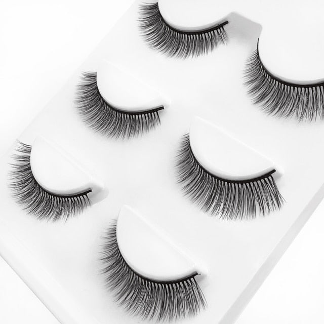3 pairs 29 styles 3D Faux Mink Hair Soft False Eyelashes Fluffy