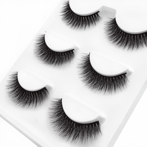 3 pairs 29 styles 3D Faux Mink Hair Soft False Eyelashes Fluffy
