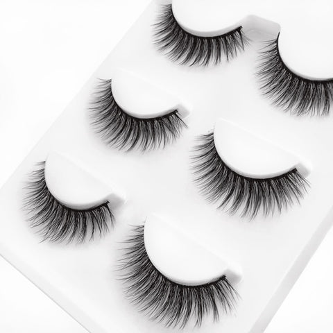 3 pairs 29 styles 3D Faux Mink Hair Soft False Eyelashes Fluffy