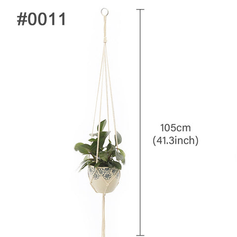 Hanging Plant Handmade Macrame Plant Hanger Flower Pot Planter Hanger Wall Decor Courtyard