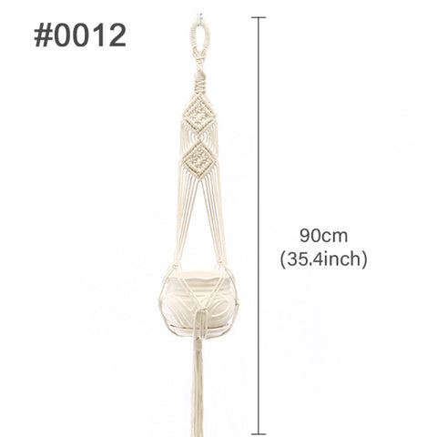 Hanging Plant Handmade Macrame Plant Hanger Flower Pot Planter Hanger Wall Decor Courtyard