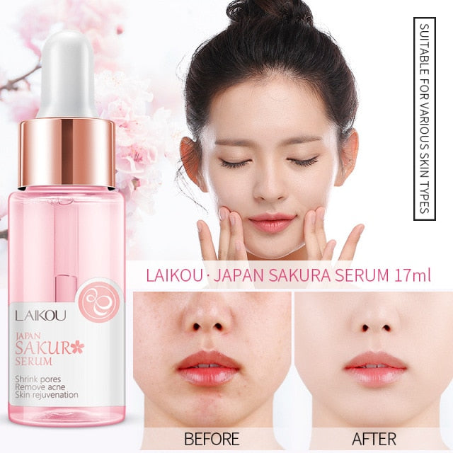 Japan Sakura Serum Nourish Essense Oil Control Brightening Rejuvenation Skin Whitening Serum Skin Care Facecare