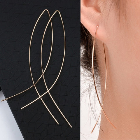 New Fashion Korean Oversized White Pearl Drop Earrings for Women.