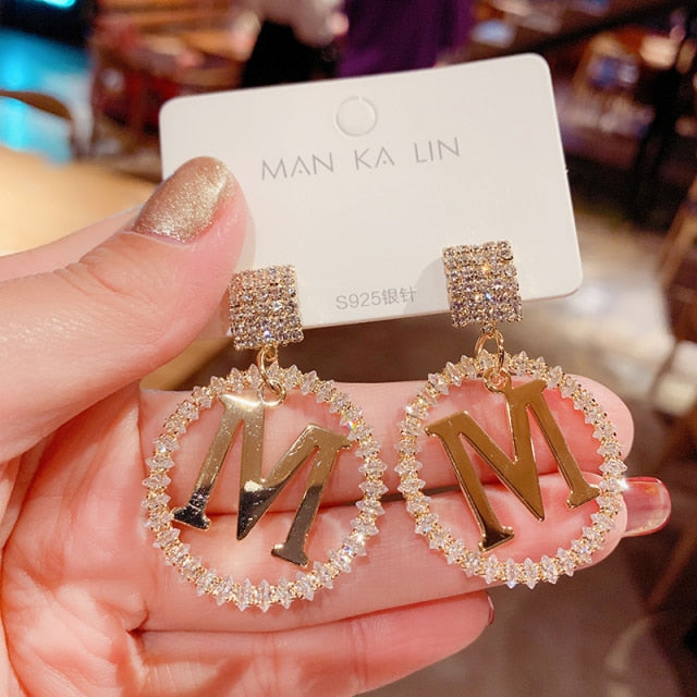 New Fashion Korean Oversized White Pearl Drop Earrings for Women.