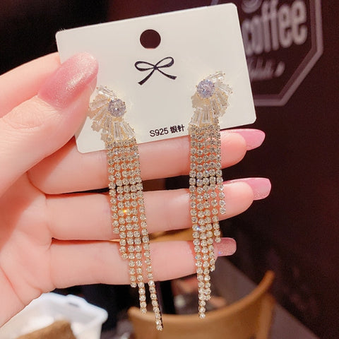 New Fashion Korean Oversized White Pearl Drop Earrings for Women.