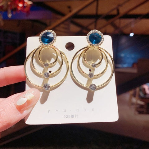 New Fashion Korean Oversized White Pearl Drop Earrings for Women.