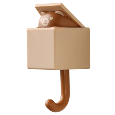 1 PCS Creative Cat Hook Cute Seamless Door Hangers Hooks Wall Decoration
