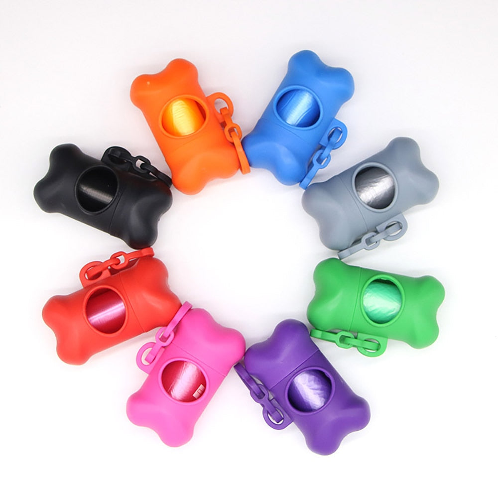 Pet Waste Bag Holder - Plastic Garbage Bag Carrier Case Dog Supplies Accessories