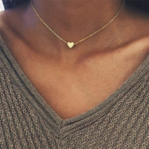 Tiny Heart Choker Necklace for Women  Bohemian Chocker Necklace Jewelry