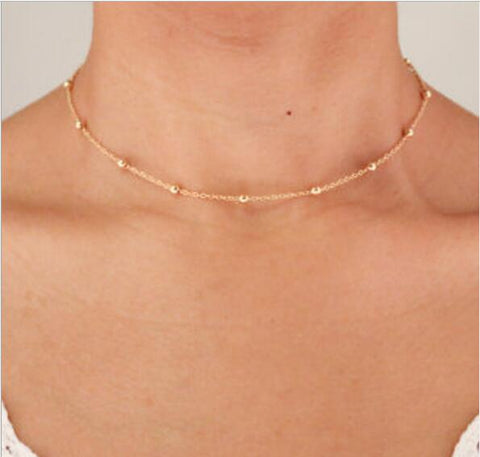 Tiny Heart Choker Necklace for Women  Bohemian Chocker Necklace Jewelry