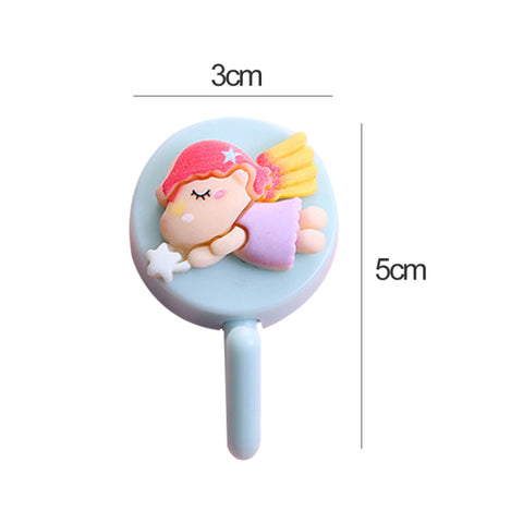 New Cute Animal Wall Hook for Key Holder Coat Towel Hanging Plastic Mask Holder Bathroom Organizer Wall Decor Home Accessories