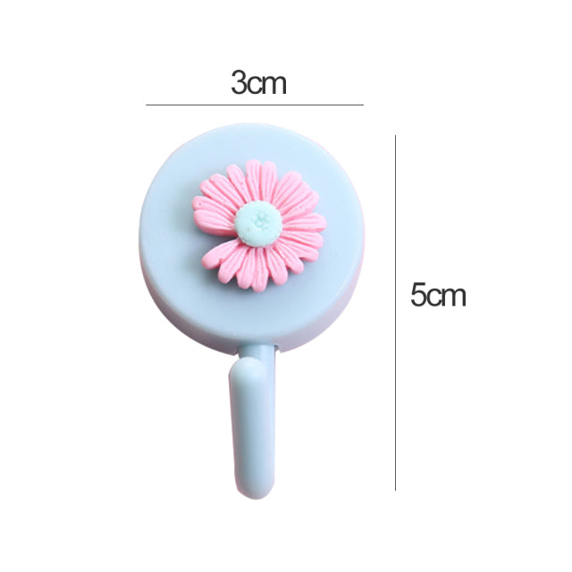 New Cute Animal Wall Hook for Key Holder Coat Towel Hanging Plastic Mask Holder Bathroom Organizer Wall Decor Home Accessories