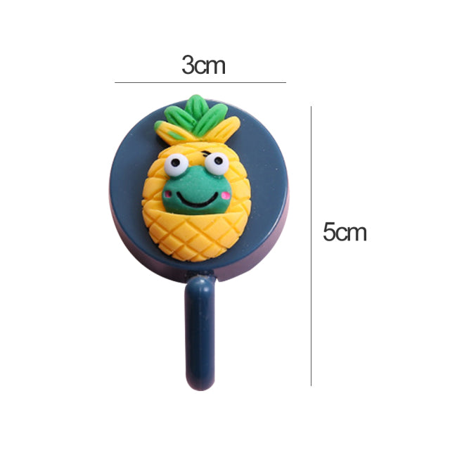 New Cute Animal Wall Hook for Key Holder Coat Towel Hanging Plastic Mask Holder Bathroom Organizer Wall Decor Home Accessories