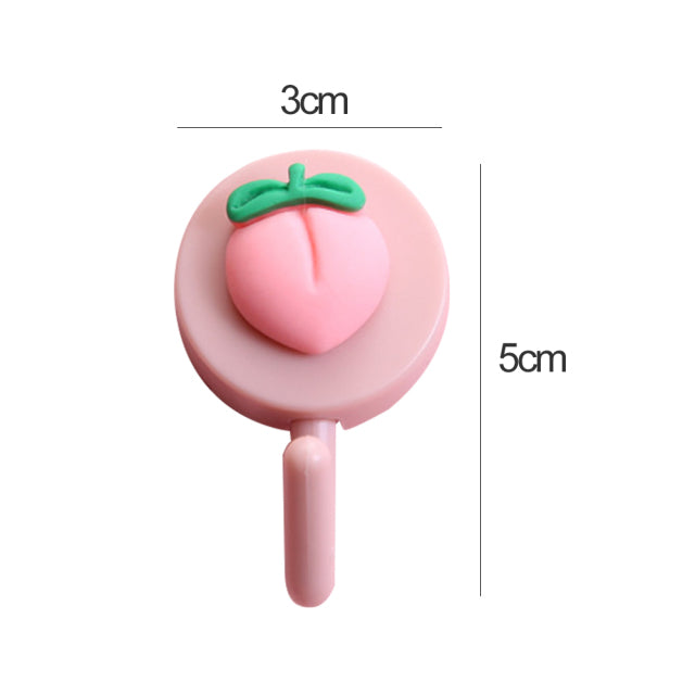New Cute Animal Wall Hook for Key Holder Coat Towel Hanging Plastic Mask Holder Bathroom Organizer Wall Decor Home Accessories