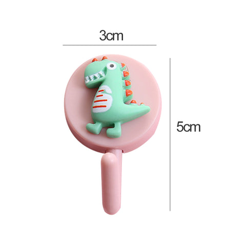 New Cute Animal Wall Hook for Key Holder Coat Towel Hanging Plastic Mask Holder Bathroom Organizer Wall Decor Home Accessories