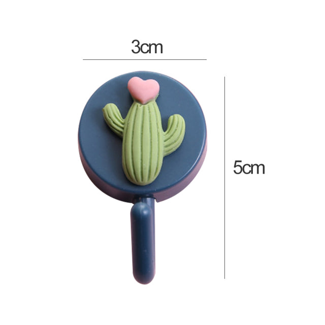 New Cute Animal Wall Hook for Key Holder Coat Towel Hanging Plastic Mask Holder Bathroom Organizer Wall Decor Home Accessories
