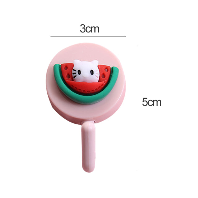 New Cute Animal Wall Hook for Key Holder Coat Towel Hanging Plastic Mask Holder Bathroom Organizer Wall Decor Home Accessories