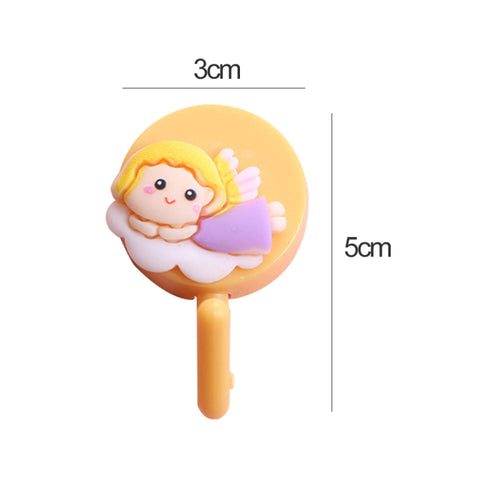 New Cute Animal Wall Hook for Key Holder Coat Towel Hanging Plastic Mask Holder Bathroom Organizer Wall Decor Home Accessories