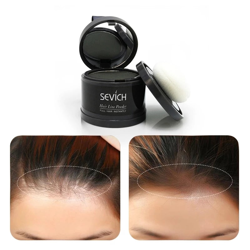 Water Proof hair line powder in hair Line Shadow Makeup Hair Concealer Root Cover Up Unisex Instantly