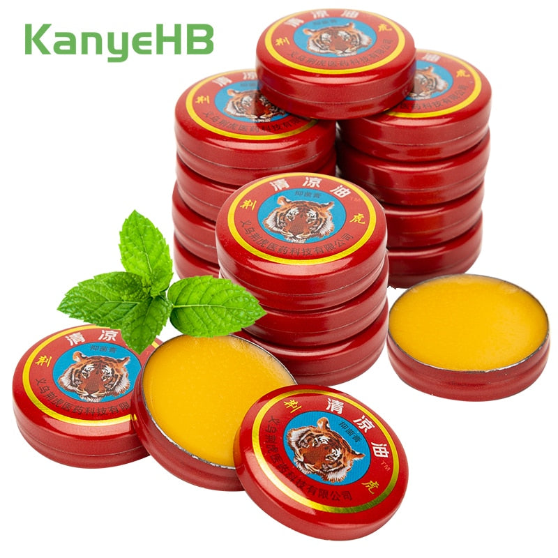 10pcs,5pcs  Red Tiger Balm Ointment Muscle Back Neck Relieving Headache Pain Relief Cool Cream Body Massager Anti Itching Plaster