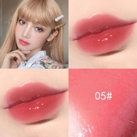 Mini 10 Colors Liquid Lip Gloss Waterproof Non-stick 24 Hours Long Lasting .