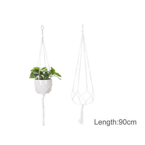 Hanging Plant Handmade Macrame Plant Hanger Flower Pot Planter Hanger Wall Decor Courtyard