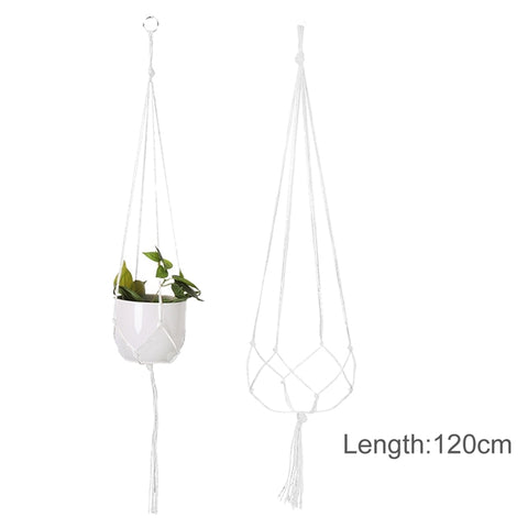 Hanging Plant Handmade Macrame Plant Hanger Flower Pot Planter Hanger Wall Decor Courtyard
